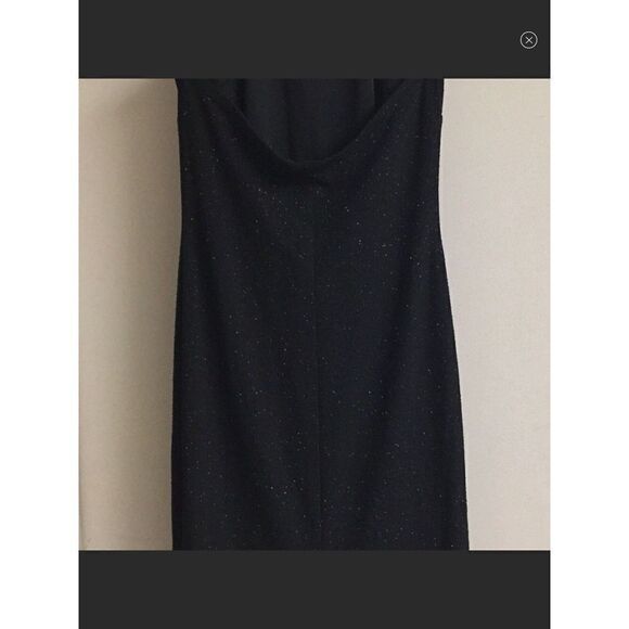 Beautiful Windsor Black/Silver Sparkles Halter Party Dress Sz 8 - Picture 3 of 3